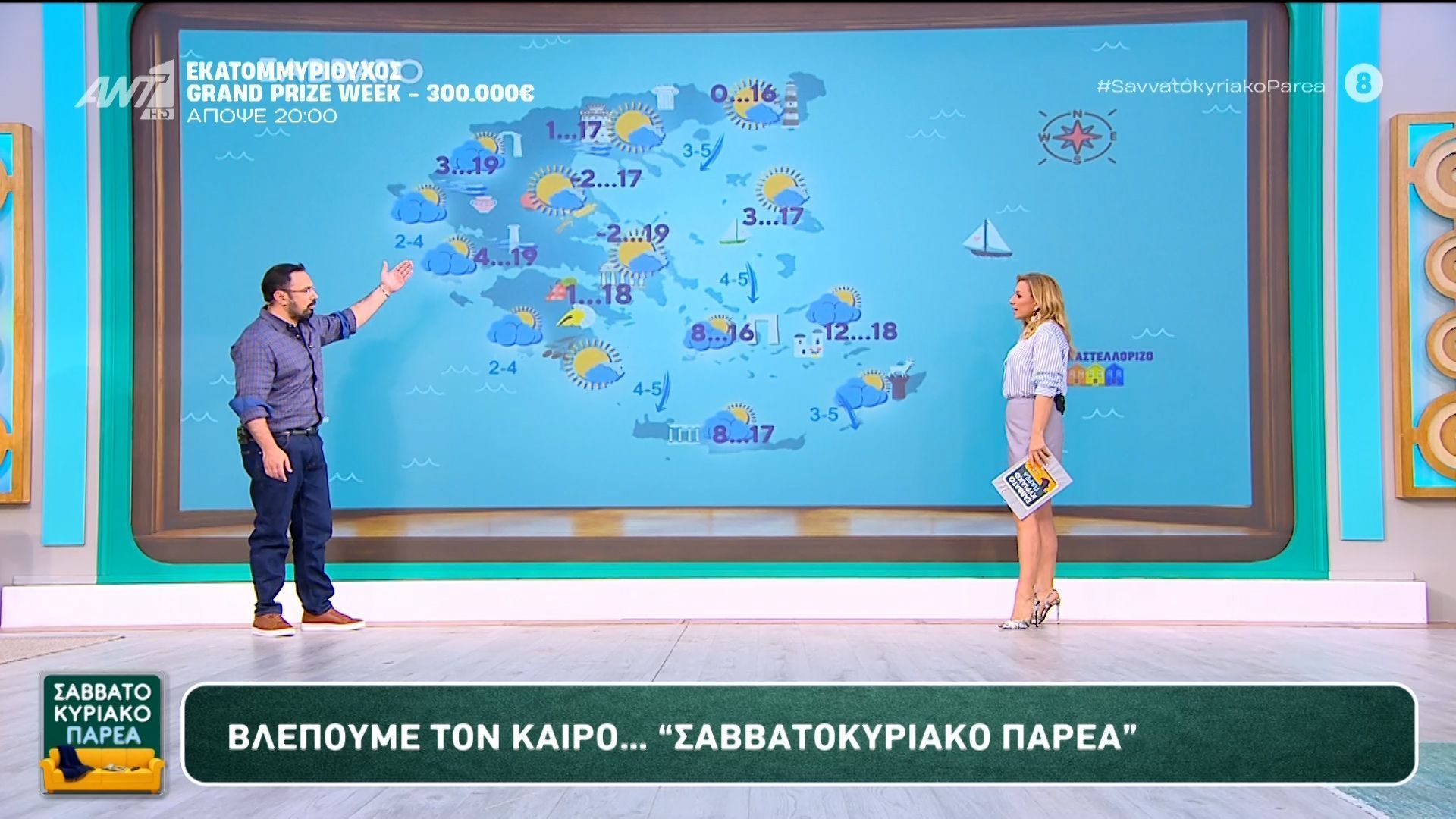 Καιρός – Σαββατοκύριακο Παρέα – 14/03/2026