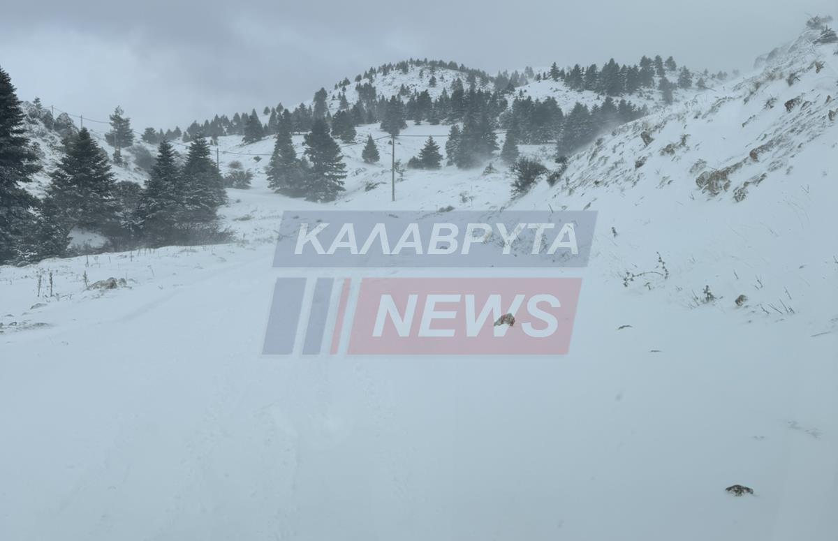 Καλάβρυτα: Οδηγοί παγιδευμένοι στο χιόνι, άμεση επέμβαση από Πολιτική Προστασία