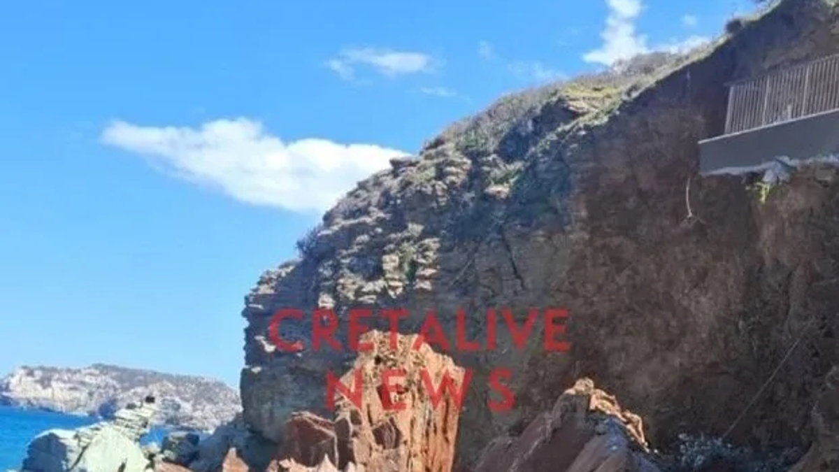 Home 100 Σημαντική κατολίσθηση στην Αγία Πελαγία: Κατέρρευσε μπαλκόνι ξενοδοχείου