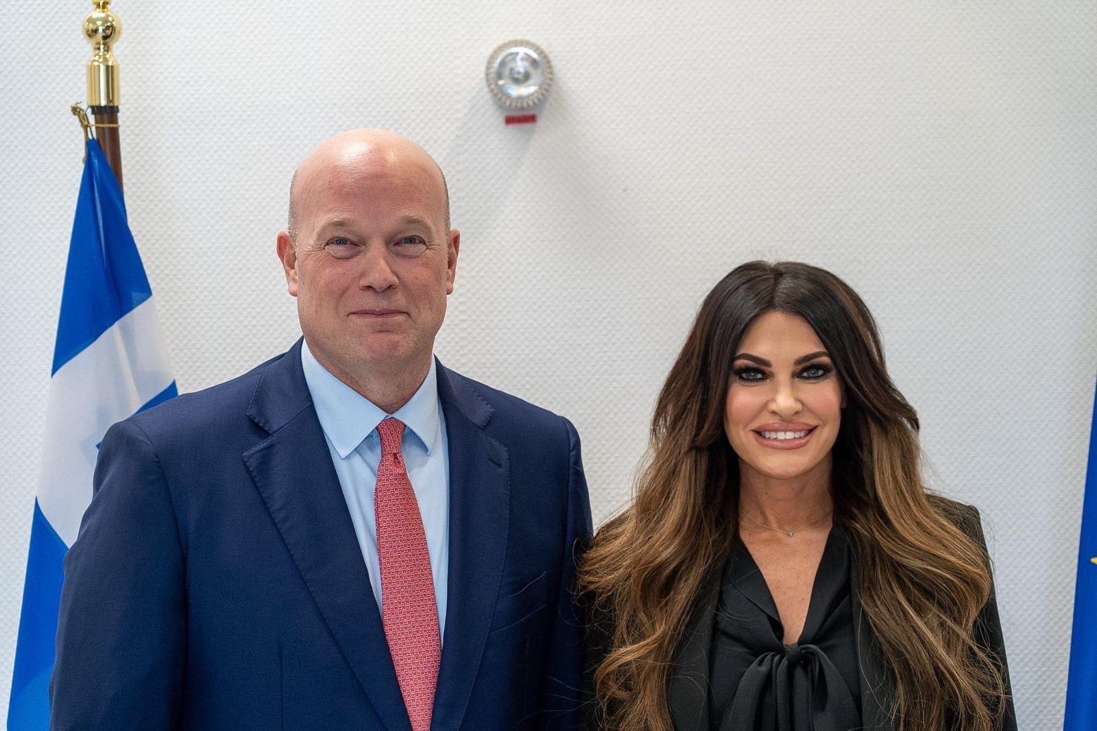 Με τον μόνιμο αντιπρόσωπο των ΗΠΑ στο ΝΑΤΟ συναντήθηκε η Κίμπερλι Γκίλφοϊλ