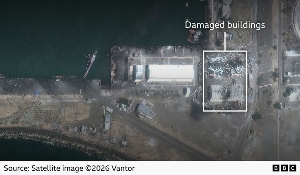 Δορυφορικές λήψεις φανερώνουν την έκταση της ζημιάς στο ναυτικό και τις υποδομές του Ιράν – Εικόνες πριν και μετά τις επιθέσεις 12 Βάση Κονάρακ, κατεστραμμένα κτίρια, Ιράν, ΗΠΑ