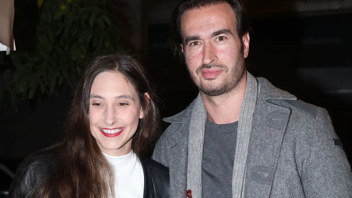 Ο Κωνσταντίνος Μαγκλάρας και η Φωτεινή Αθερίδου σε κοινή τους εμφάνιση.