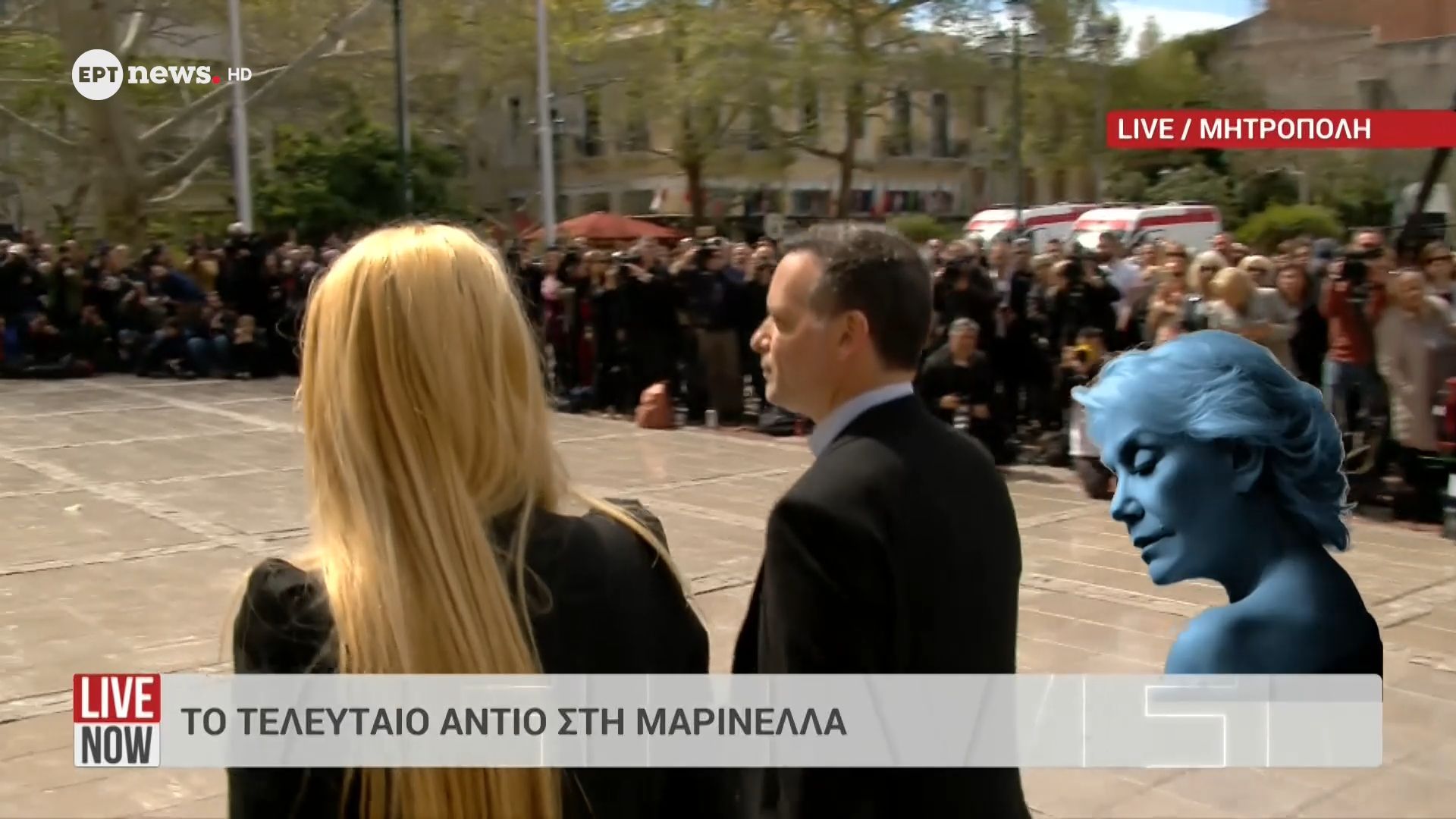 Μαρινέλλα: Ο δήμαρχος Αθηναίων Χάρης Δούκας στην Μητρόπολη Αθηνών