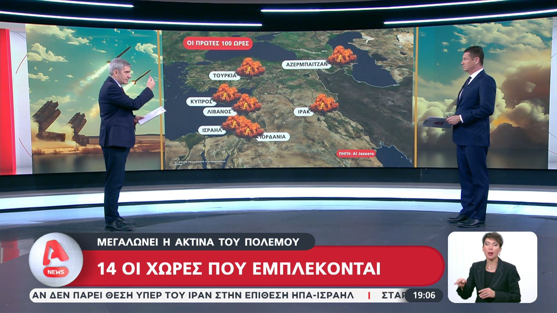 Μεγαλώνει η ακτίνα του πολέμου – 14 οι χώρες που εμπλέκονται