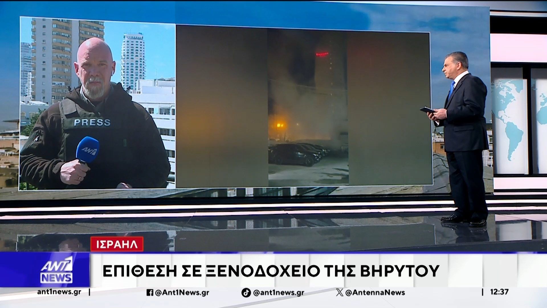 Μέση Ανατολή: Ολονύχτιο μπαράζ επιθέσεων της ισραηλινής πολεμικής αεροπορίας αναστάτωσε το Ιράν αλλά και τον Λίβανο