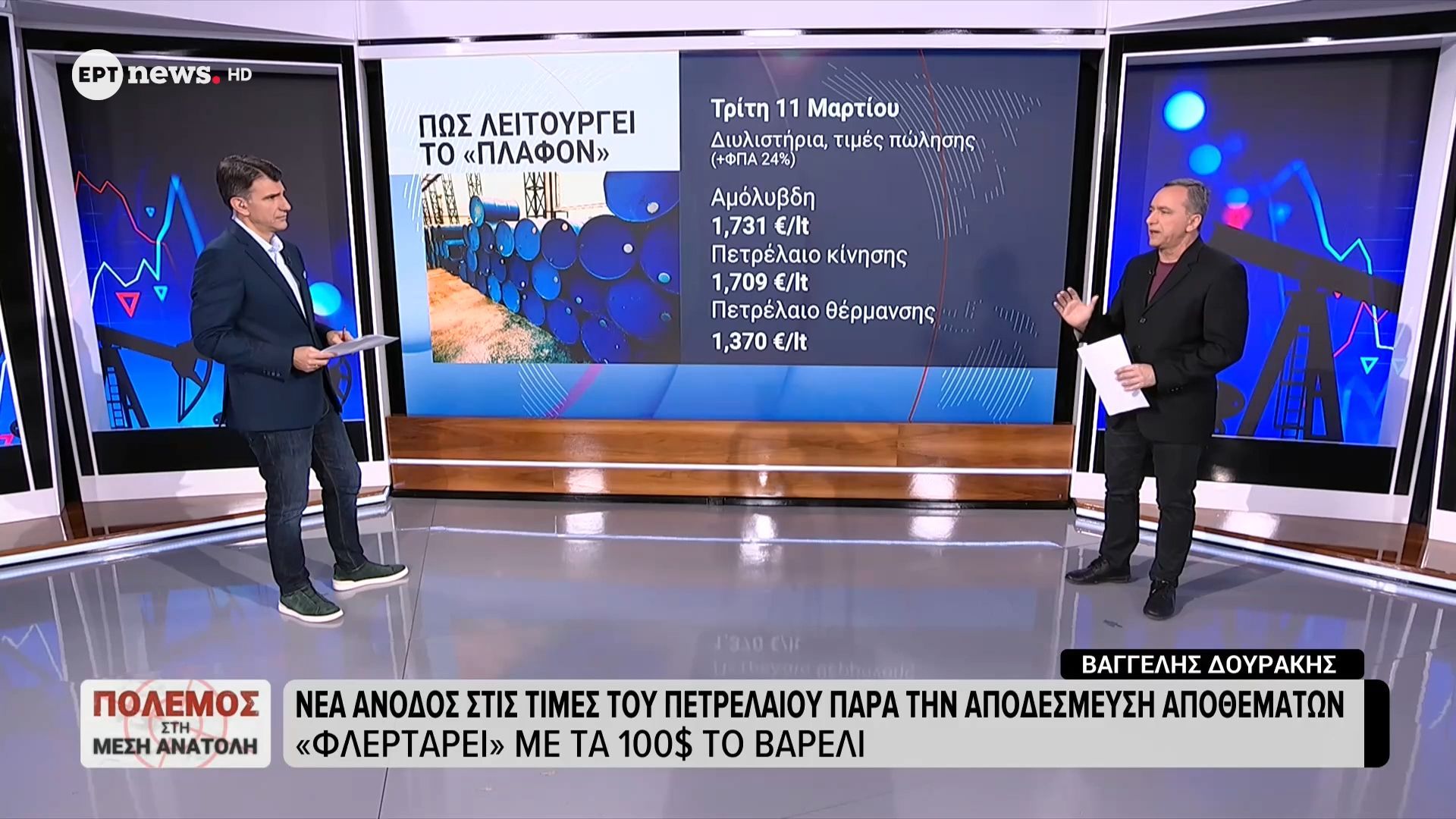 Νέα άνοδος στις τιμές του πετρελαίου παρά την αποδέσμευση αποθεμάτων : «Φλερτάρει» με τα 100$ το βαρέλι