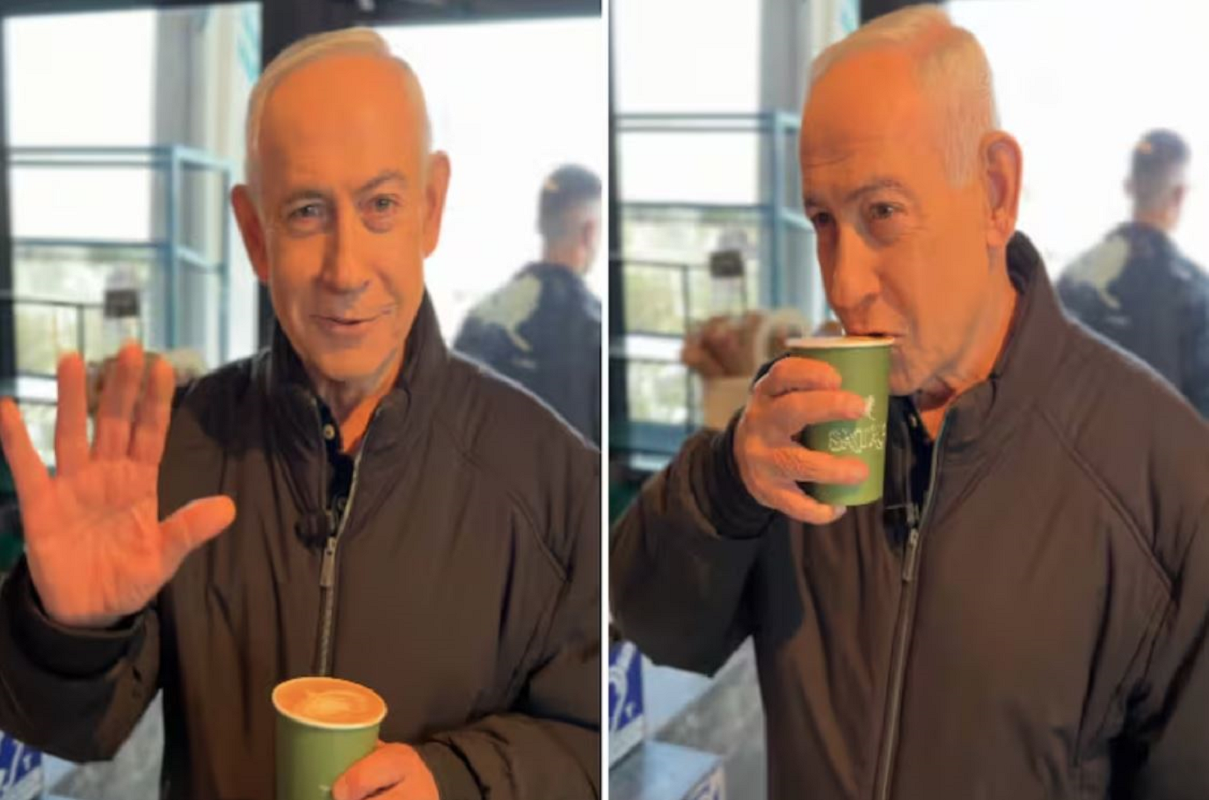 Ο Νετανιάχου απαντά με βίντεο στις φήμες συνωμοσίας για τον θάνατό του – «Είμαι νεκρός… για καφέ»