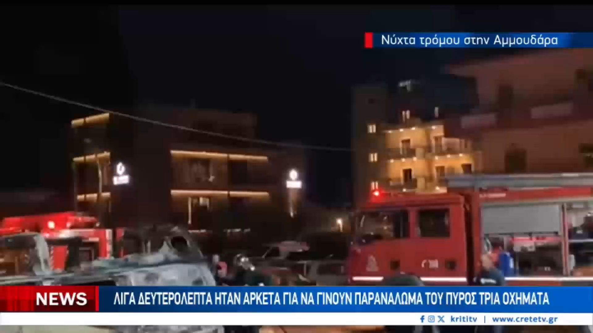 Νύχτα τρόμου στην Αμμουδάρα