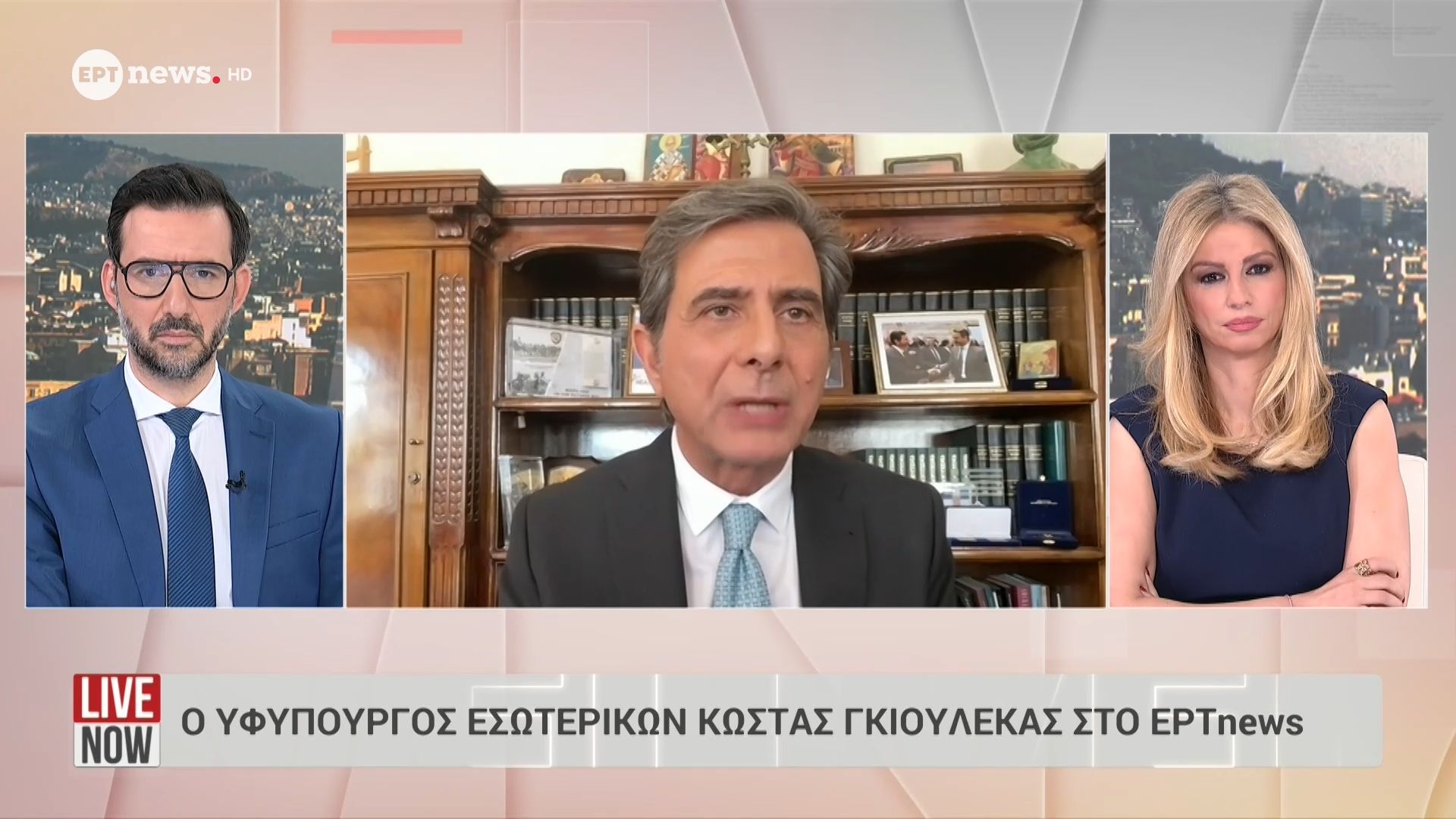 Ο υφυπουργός Εσωτερικών Κώστας Γκιουλέκας στο ΕΡΤnews
