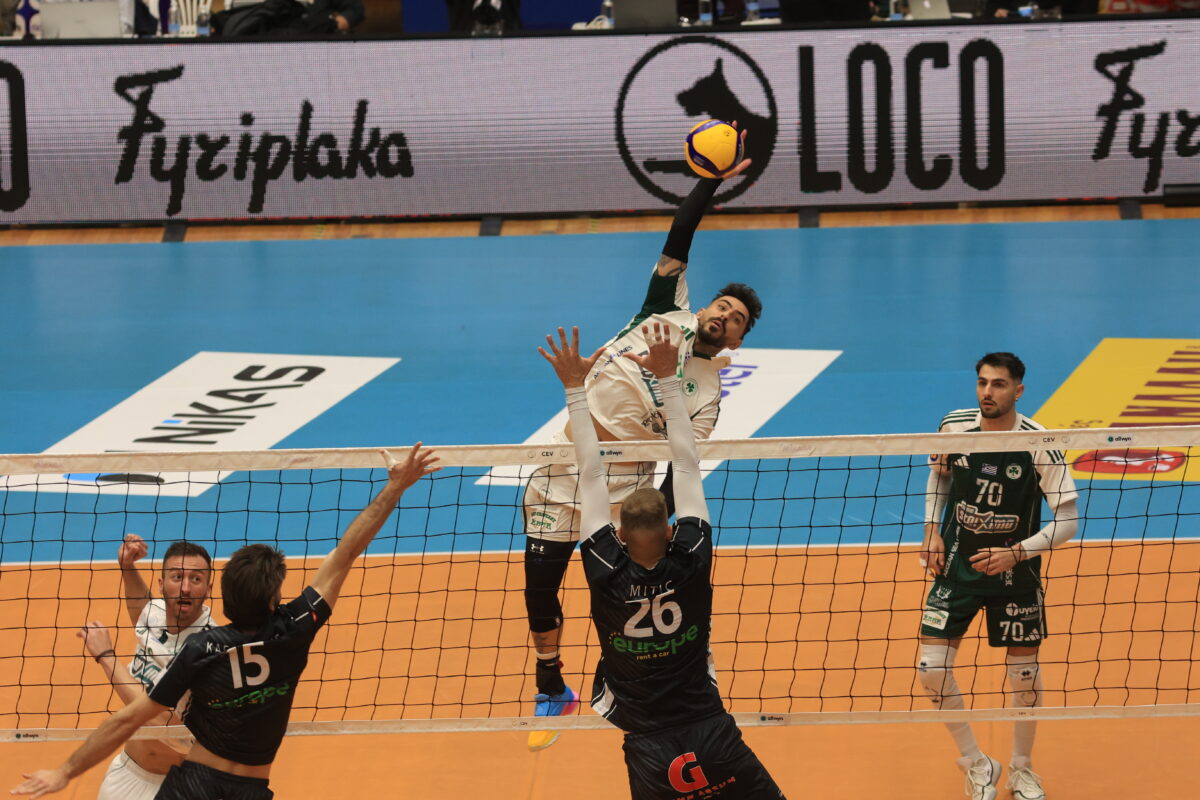 ΟΦΗ – Παναθηναϊκός 0-3: Με άνεση στον τελικό του Final Four στο βόλεϊ το τριφύλλι