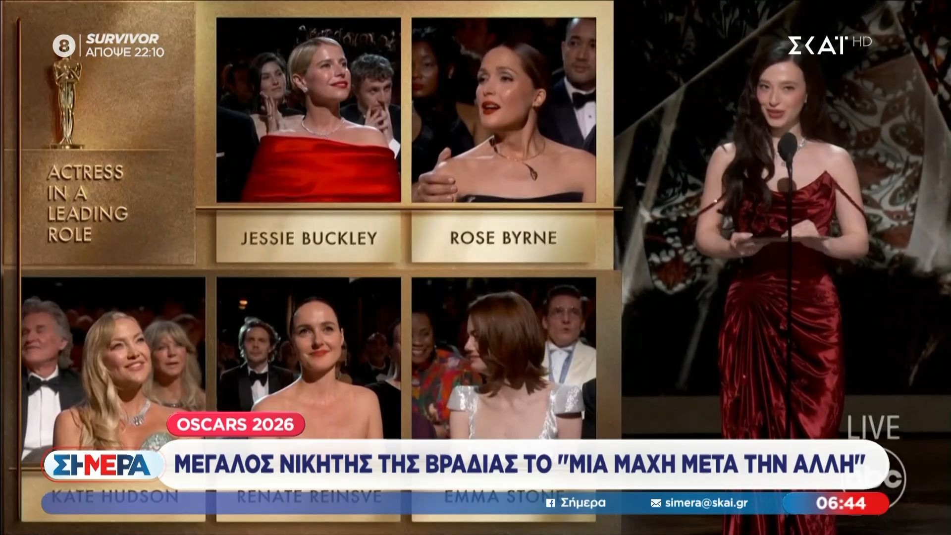 Oscars 2026: Μεγάλος νικητής της βραδιάς το «Μια μάχη μετά την άλλη»