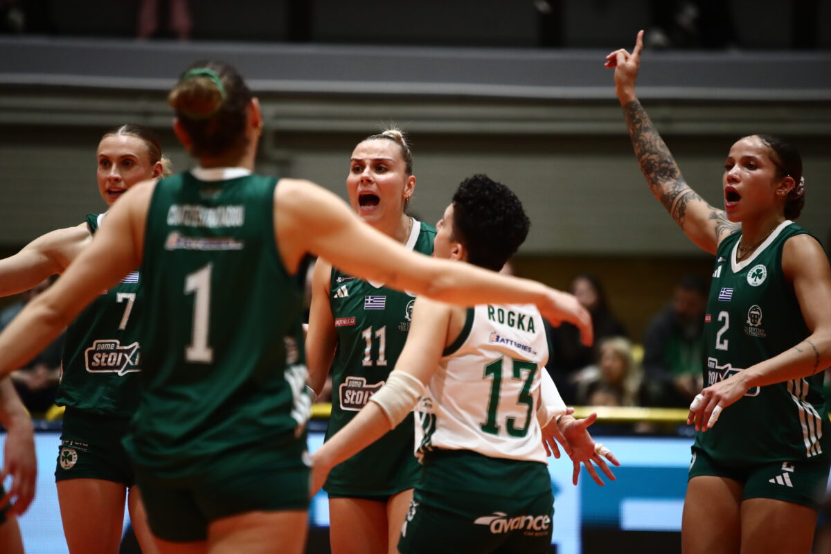 Παναθηναϊκός: Όλη η οικογένεια του «τριφυλλιού» στηρίζει την ομάδα βόλεϊ γυναικών πριν τον τελικό του Challenge Cup