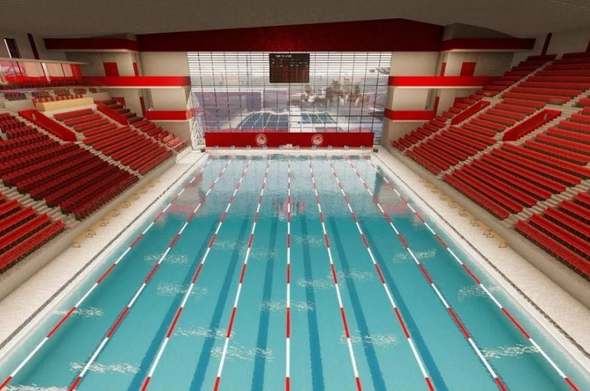 Ολυμπιακός: Το σύγχρονο κολυμβητήριο των ερυθρολεύκων στον Πειραιά περνά στην επόμενη φάση κατασκευής