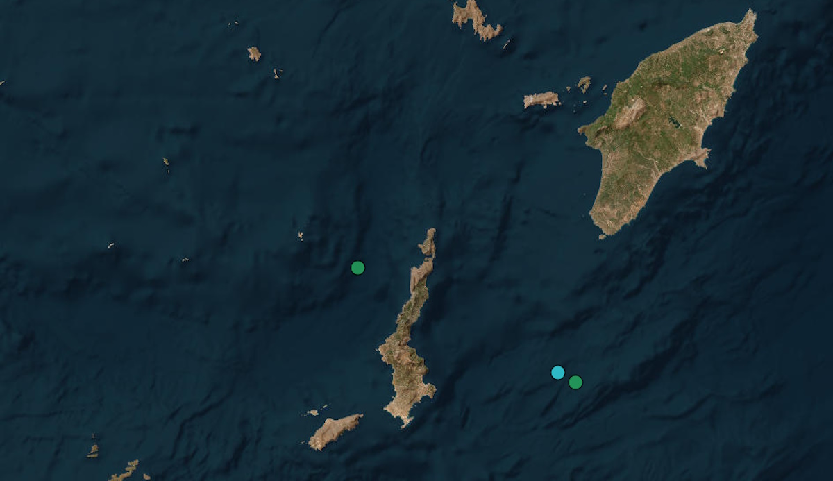 Σεισμός 3 Ρίχτερ στην Κάρπαθο, 15 χιλιόμετρα το εστιακό βάθος