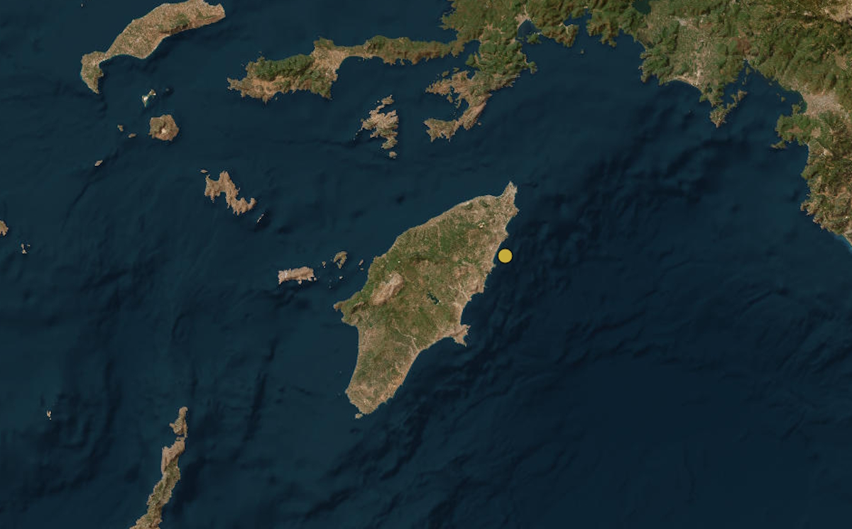 Σεισμός 3,6 Ρίχτερ στη Ρόδο, με επίκεντρο κοντά στον Αρχάγγελο