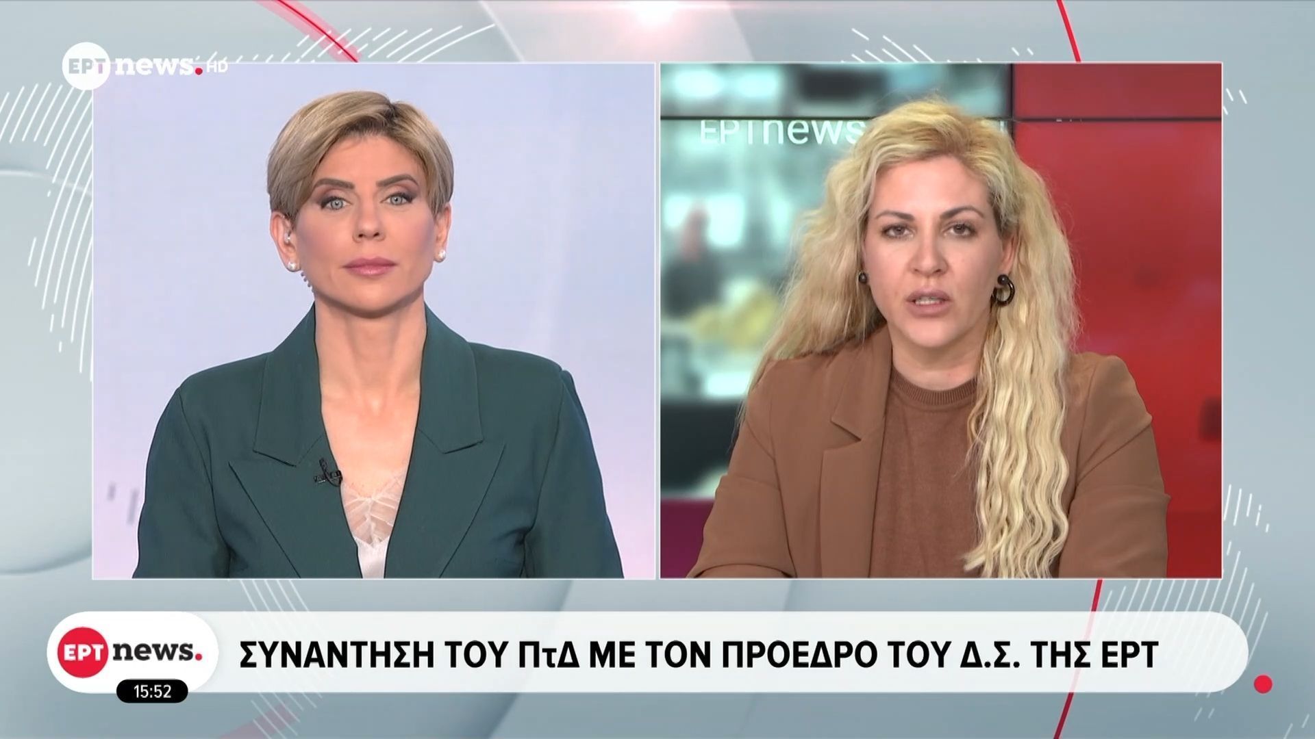 Συνάντηση του ΠτΔ , Κωνσταντίνου Τασούλα με τον Πρόεδρο του Δ.Σ. της ΕΡΤ, Γιάννη Παπαδόπουλος