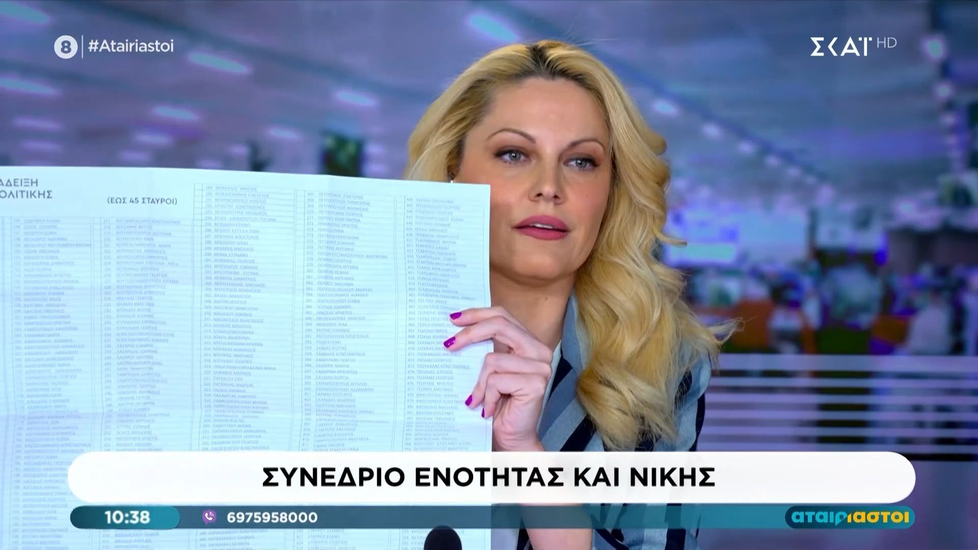 Συνέδριο ΠΑΣΟΚ: «Αυτό ήταν το ψηφοδέλτιο»