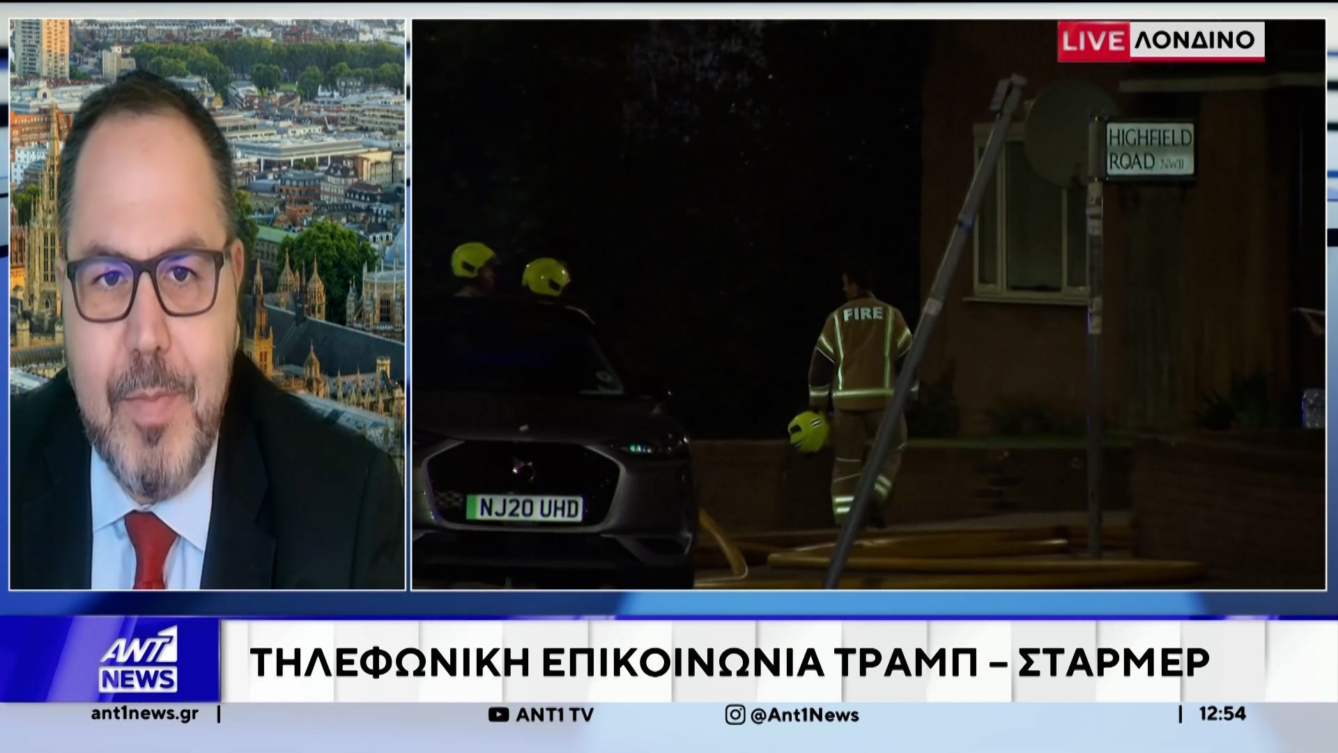 Τηλεφωνική επικοινωνία με τον Βρετανό πρωθυπουργό είχε ο Ντόναλντ Τραμπ