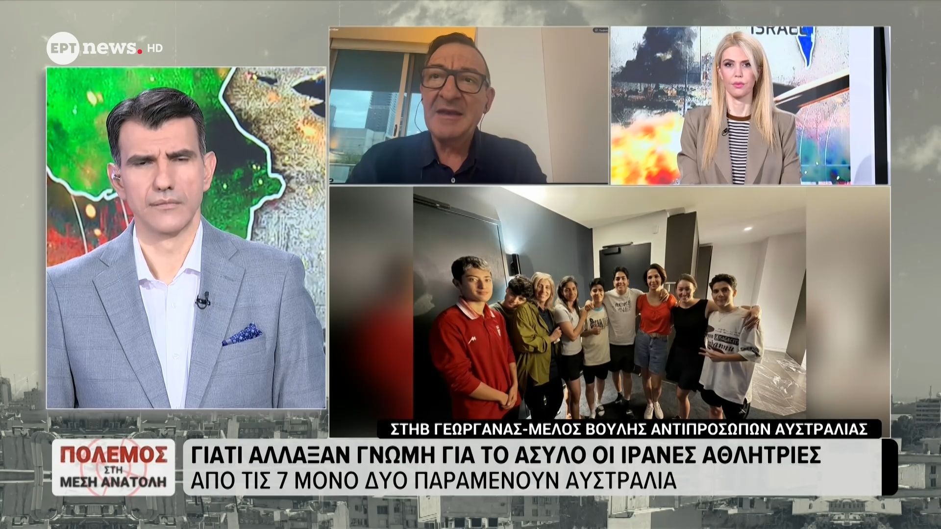 Το μέλος της Βουλής Αντιπροσώπων Αυστραλίας Στηβ Γεωργανάς στο ΕΡΤnews