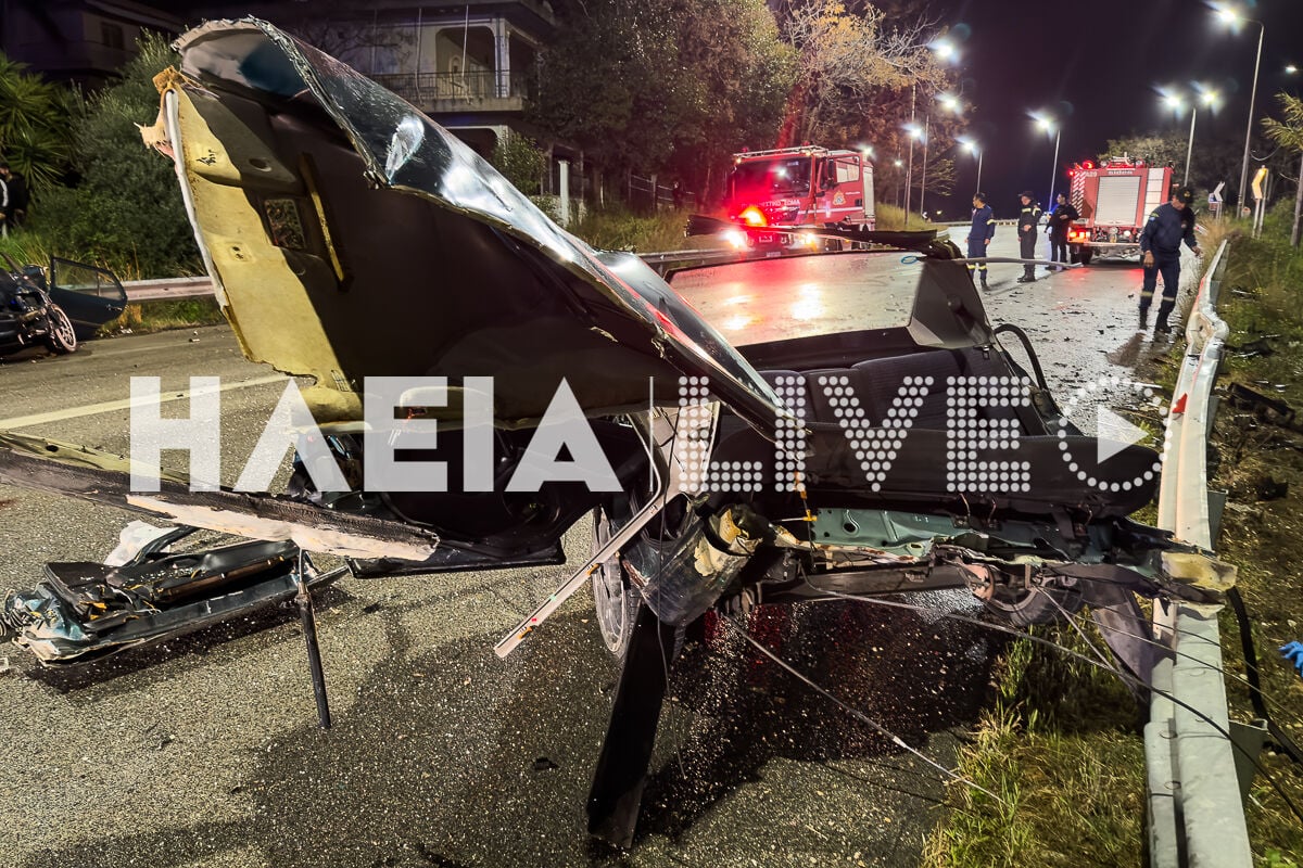 Πύργος: Αγωνίζεται για τη ζωή του 30χρονος μετά από τροχαίο – Το αυτοκίνητό του κόπηκε στα δύο 9 Πύργος: Αγωνίζεται για τη ζωή του 30χρονος μετά από τροχαίο – Το αυτοκίνητό του κόπηκε στα δύο