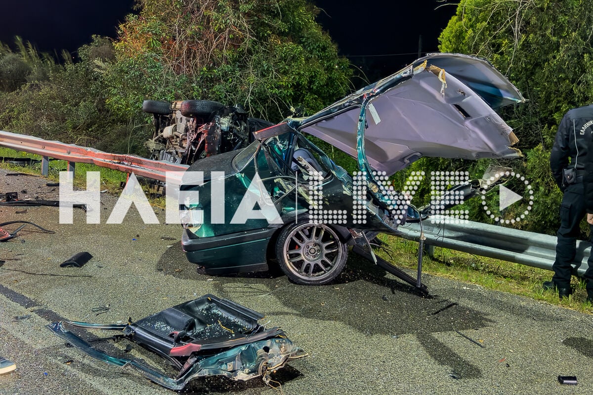 Πύργος: Αγωνίζεται για τη ζωή του 30χρονος μετά από τροχαίο – Το αυτοκίνητό του κόπηκε στα δύο 12 Πύργος: Αγωνίζεται για τη ζωή του 30χρονος μετά από τροχαίο – Το αυτοκίνητό του κόπηκε στα δύο