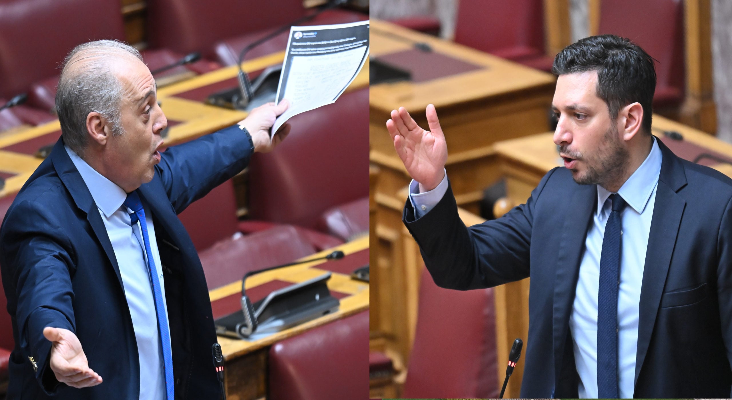 Αντιπαράθεση Κυρανάκη – Βελόπουλου στη Βουλή: «Να τον καμαρώνουν οι αστυνομικοί του» – «Είστε ένας απλός συκοφάντης και ψεύτης»