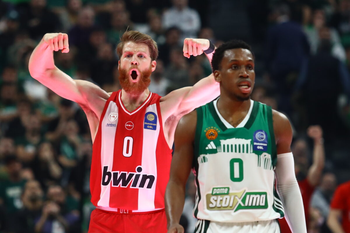 Παναθηναϊκός – Ολυμπιακός ανασκόπηση: Καθοριστικοί οι Λαρεντζάκης και Γουόκαπ στη νίκη των Πειραιωτών, ο Ντόρσεϊ έδωσε το σύνθημα