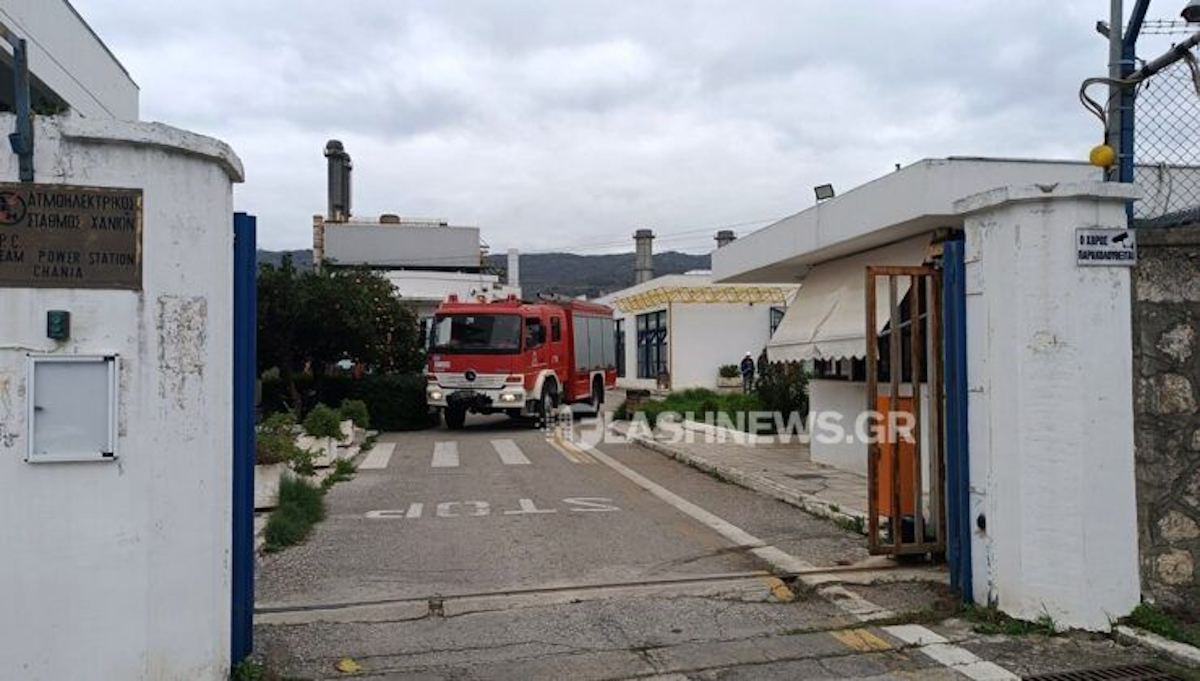 Χανιά: Φωτιά σε υποσταθμό της ΔΕΗ και διακοπές ρεύματος