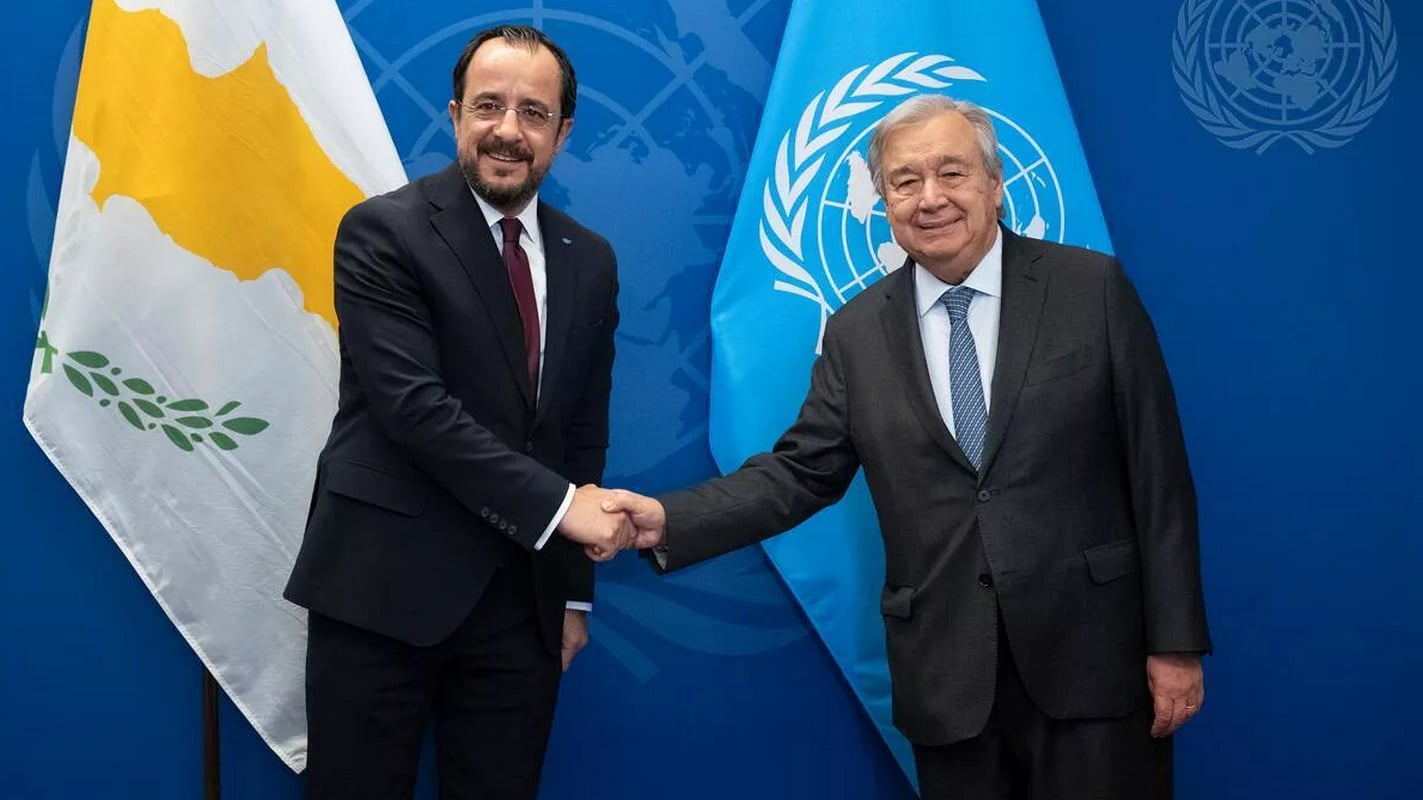 Συνάντηση Αντόνιο Γκουτέρες – Νίκου Χριστοδουλίδη στις Βρυξέλλες: Συζήτησαν το Κυπριακό και τις εξελίξεις στη Μέση Ανατολή