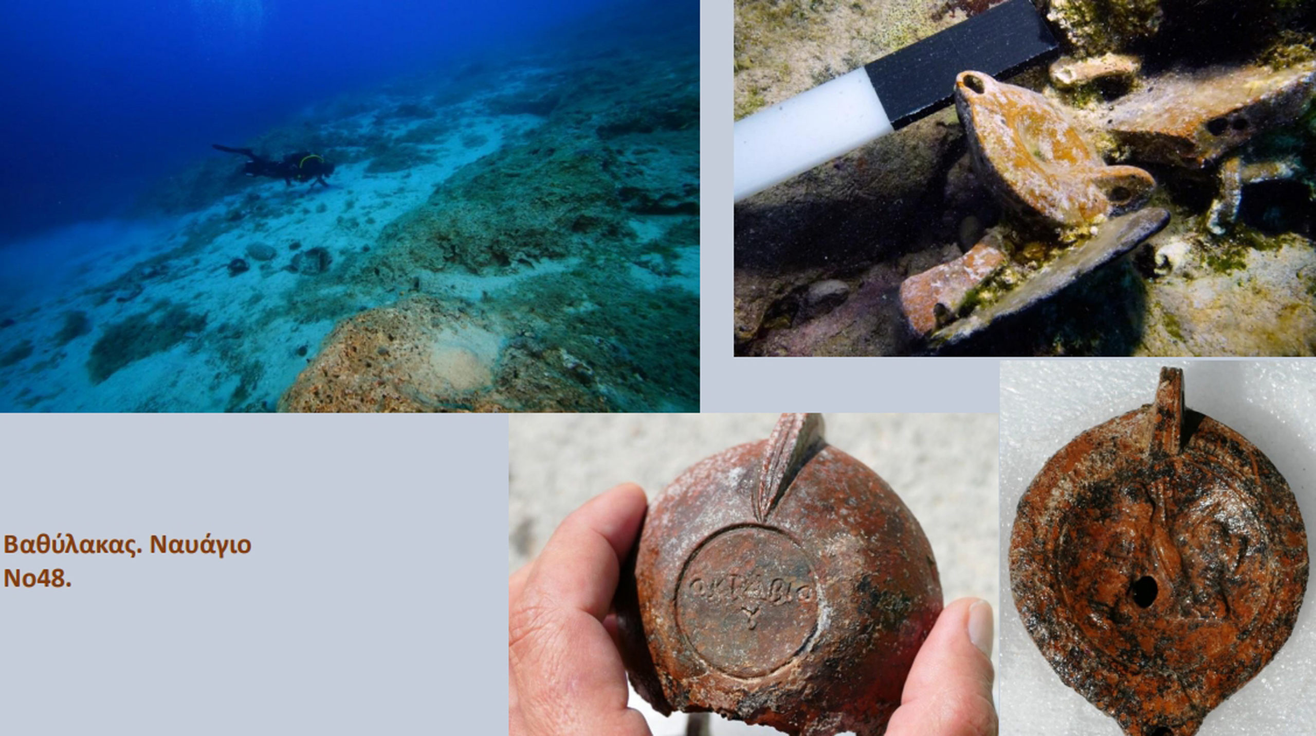 Υπουργείο Πολιτισμού, ενάλιοι αρχαιολογικοί χώροι