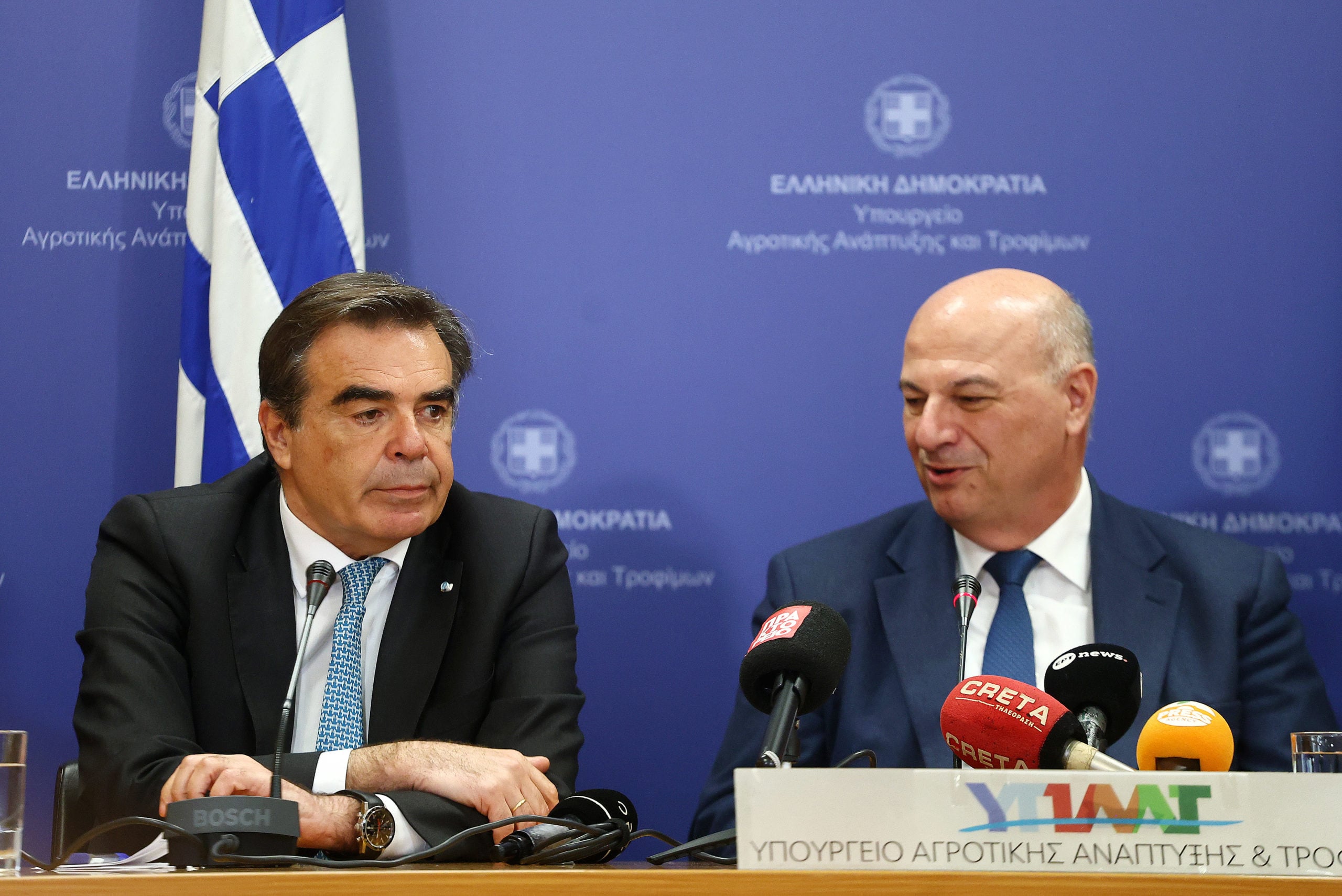 Σχοινάς στην τελετή παράδοσης – παραλαβής: «Αποστολή μας η πλήρης αναδιάρθρωση του πρωτογενούς τομέα»
