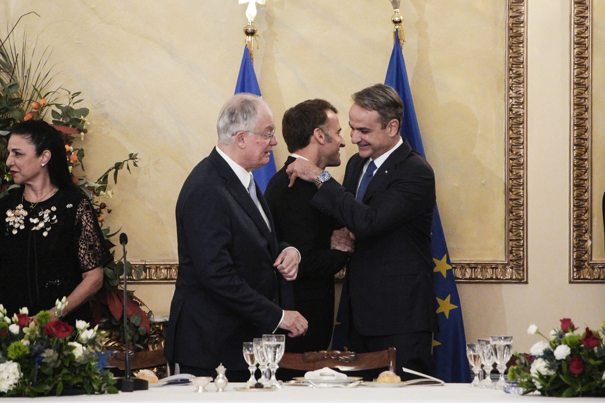 Προεδρικό Μέγαρο, Μακρόν, Τασούλας, Δείπνο