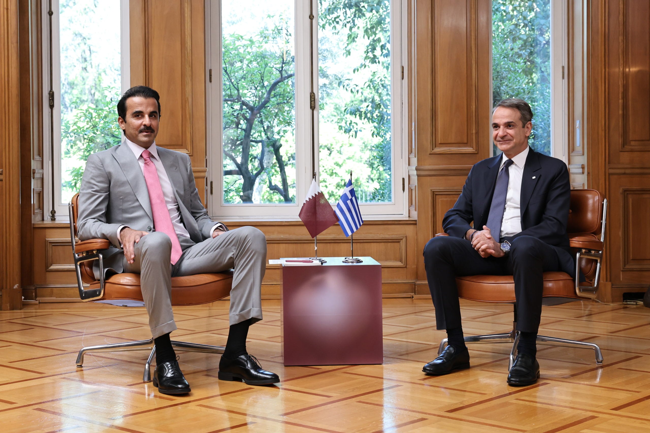 Μητσοτάκης: Τι ειπώθηκε στη συνάντηση με τον Αλ Θάνι – «Νέα εποχή στη συνεργασία με το Κατάρ»