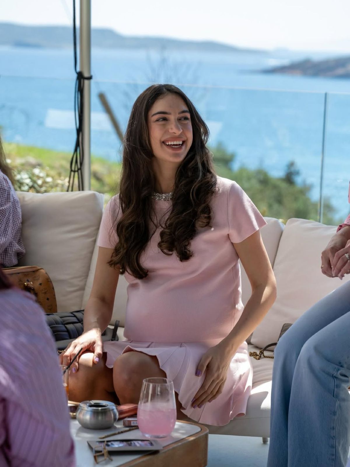 Η Άννα Πρέλεβιτς στο baby shower