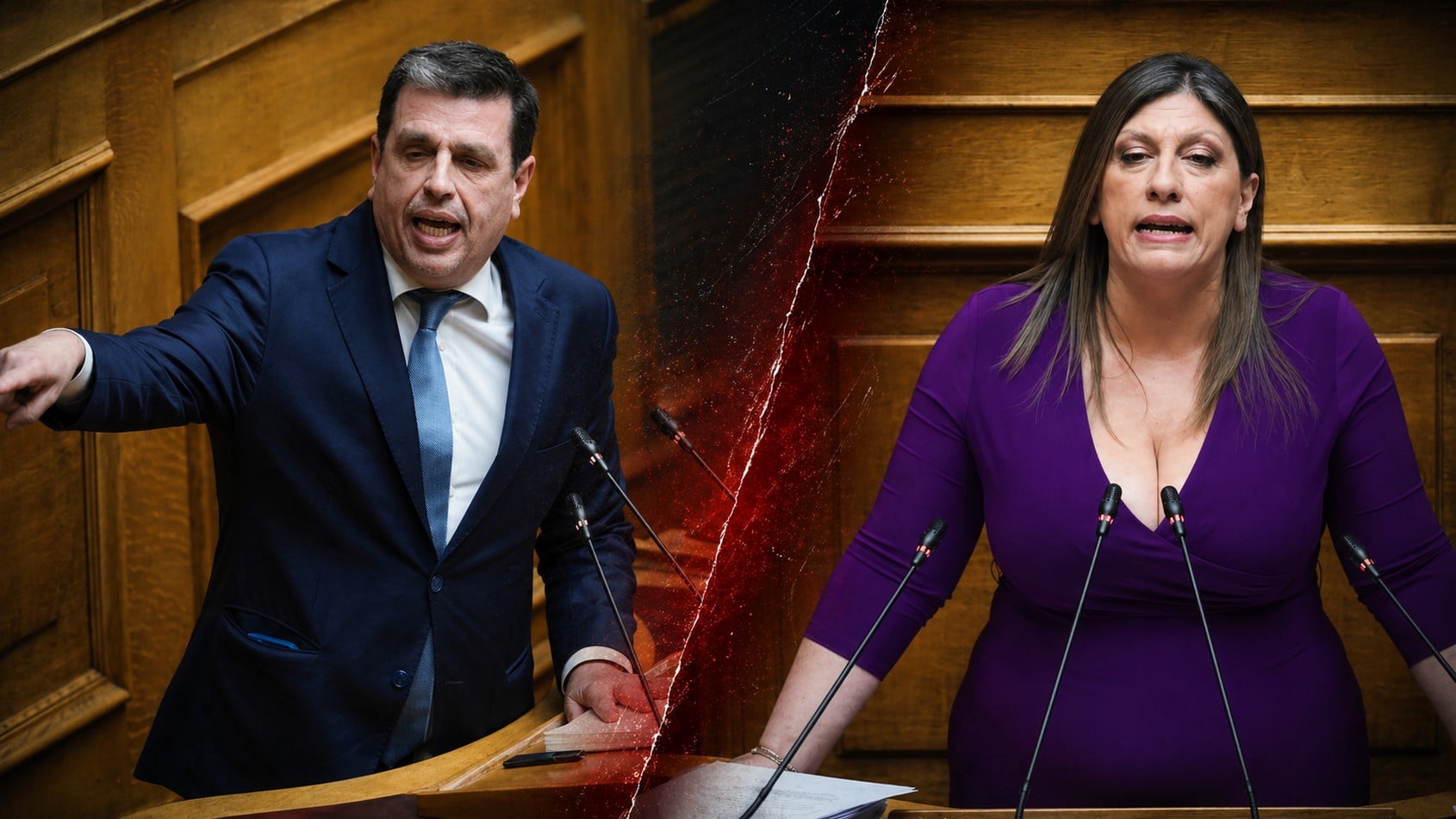 Αντιπαράθεση Κωνσταντοπούλου – Καιρίδη στη Βουλή: «Υπάρχει κυβέρνηση;» – «Επιστρέψτε στα θρανία»