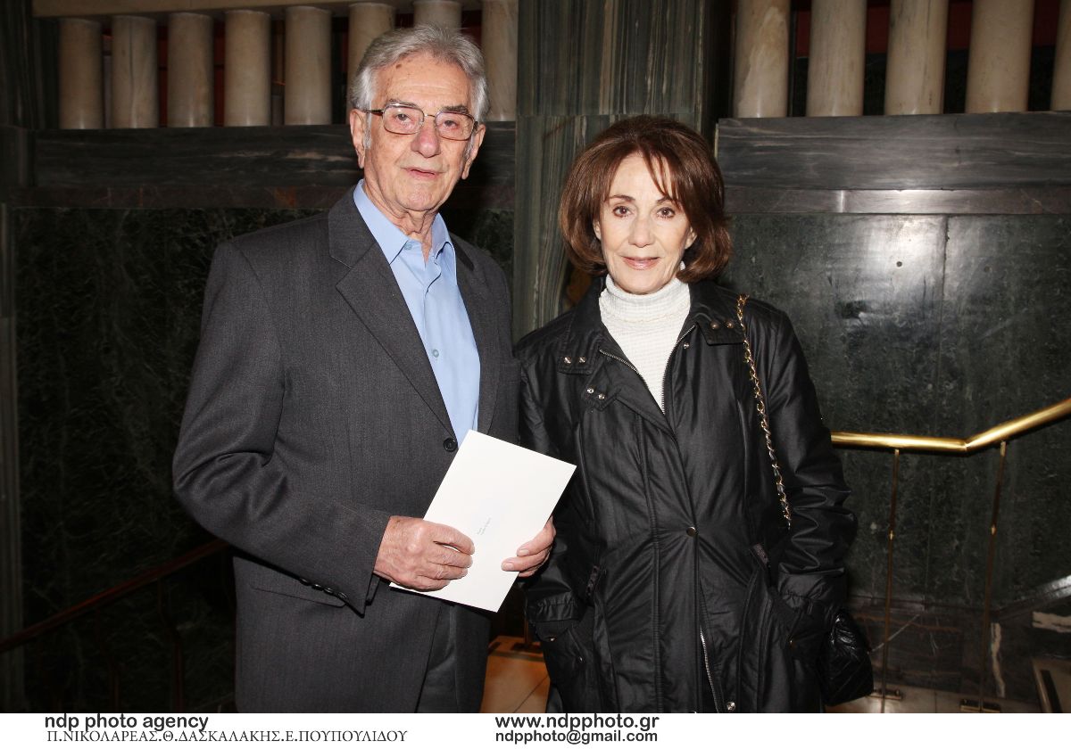 Ο Στέφανος Ληναίος με την Έλλη Φωτίου