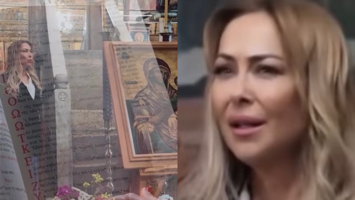 Μελίνα Ασλανίδου: Κατανυκτική Μεγάλη Παρασκευή στα Μετέωρα – Ψάλλει στα μοναστήρια (Βίντεο)