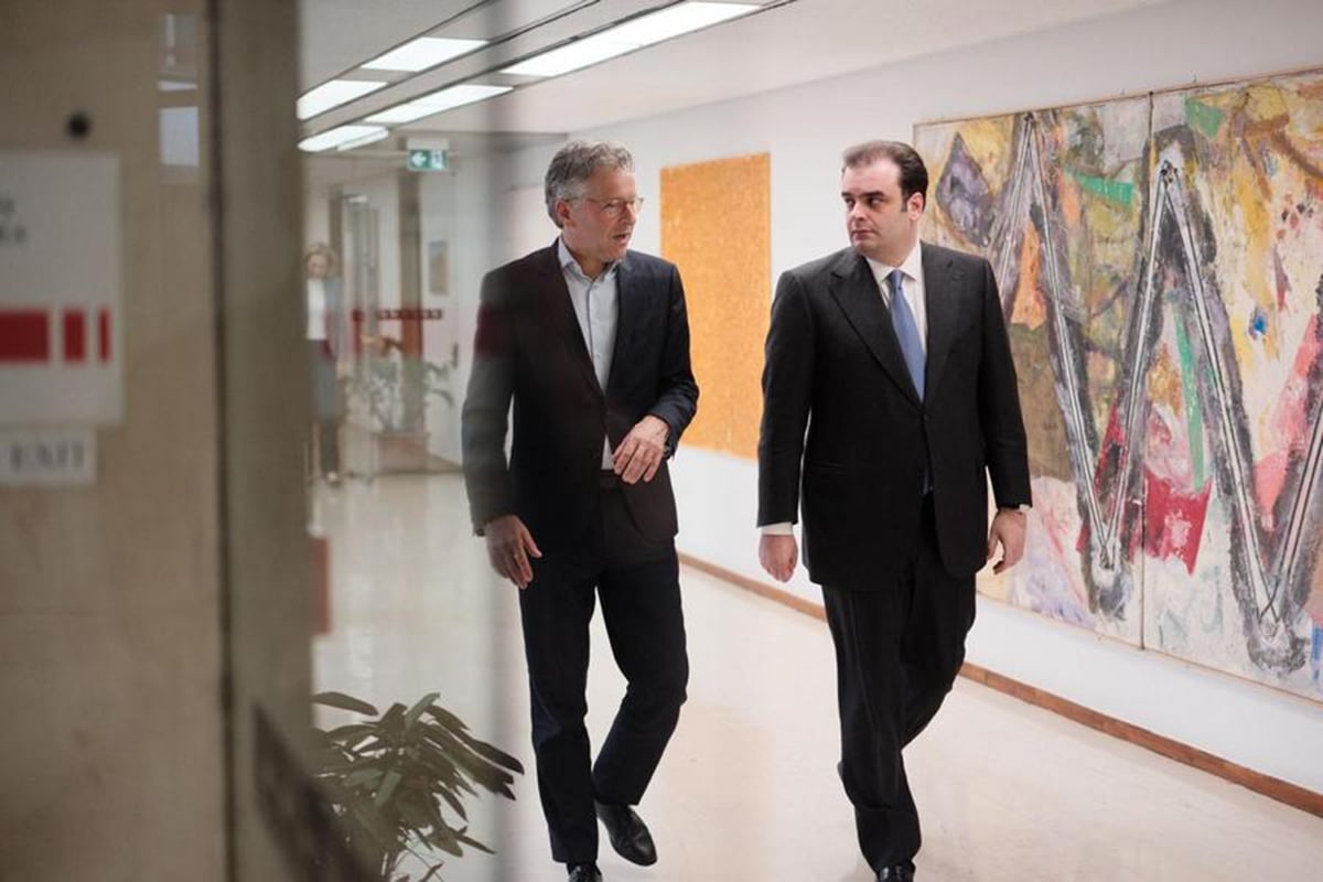 Συνάντηση Πιερρακάκη – Ντάισελμπλουμ: «Είμαι εξαιρετικά περήφανος που ο Έλληνας υπουργός Οικονομικών ηγείται τώρα του Eurogroup»