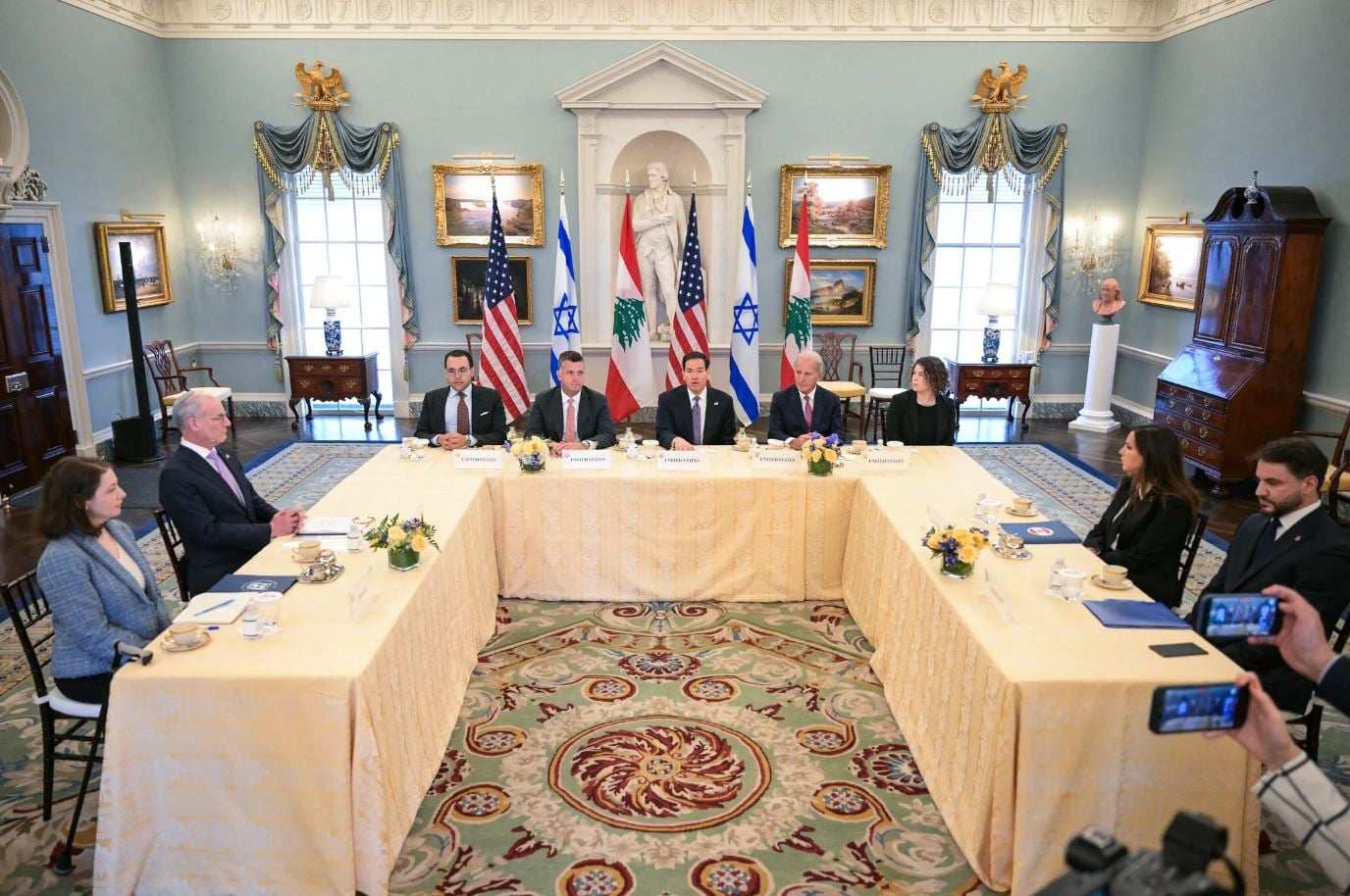 Διαπραγματεύσεις Ισραήλ–Λιβάνου: «Ξεκίνημα του τέλους» δηλώνει ο Αούν – «Ιστορική στιγμή» για διαρκή λύση αναφέρει ο Ρούμπιο