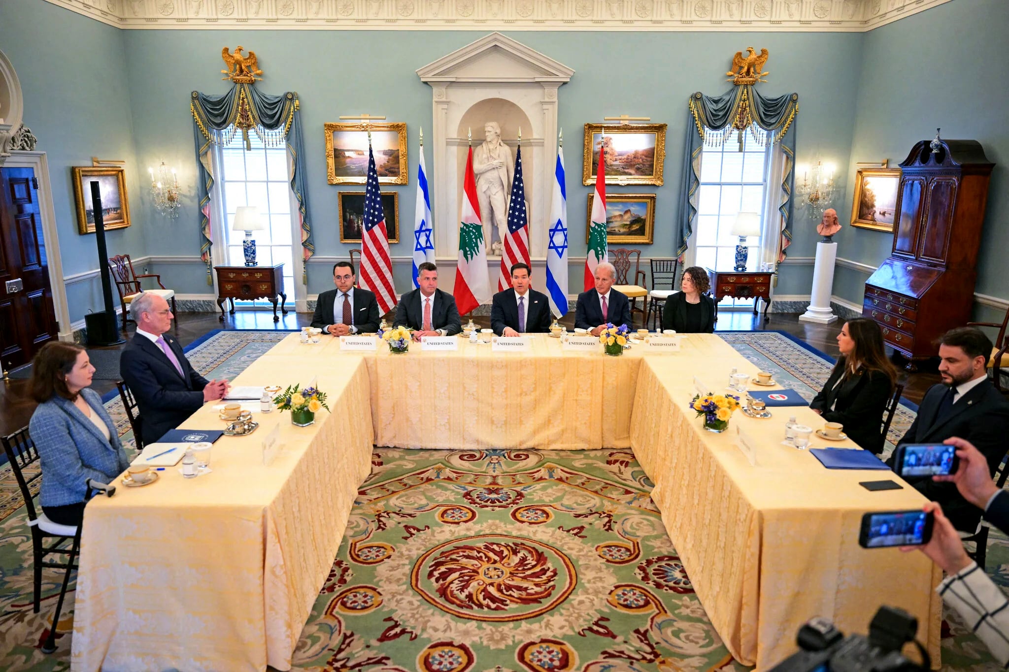 Κοινή δήλωση ΗΠΑ, Ισραήλ και Λιβάνου: «Αποδοτικές συνομιλίες για άμεση έναρξη διαπραγματεύσεων»