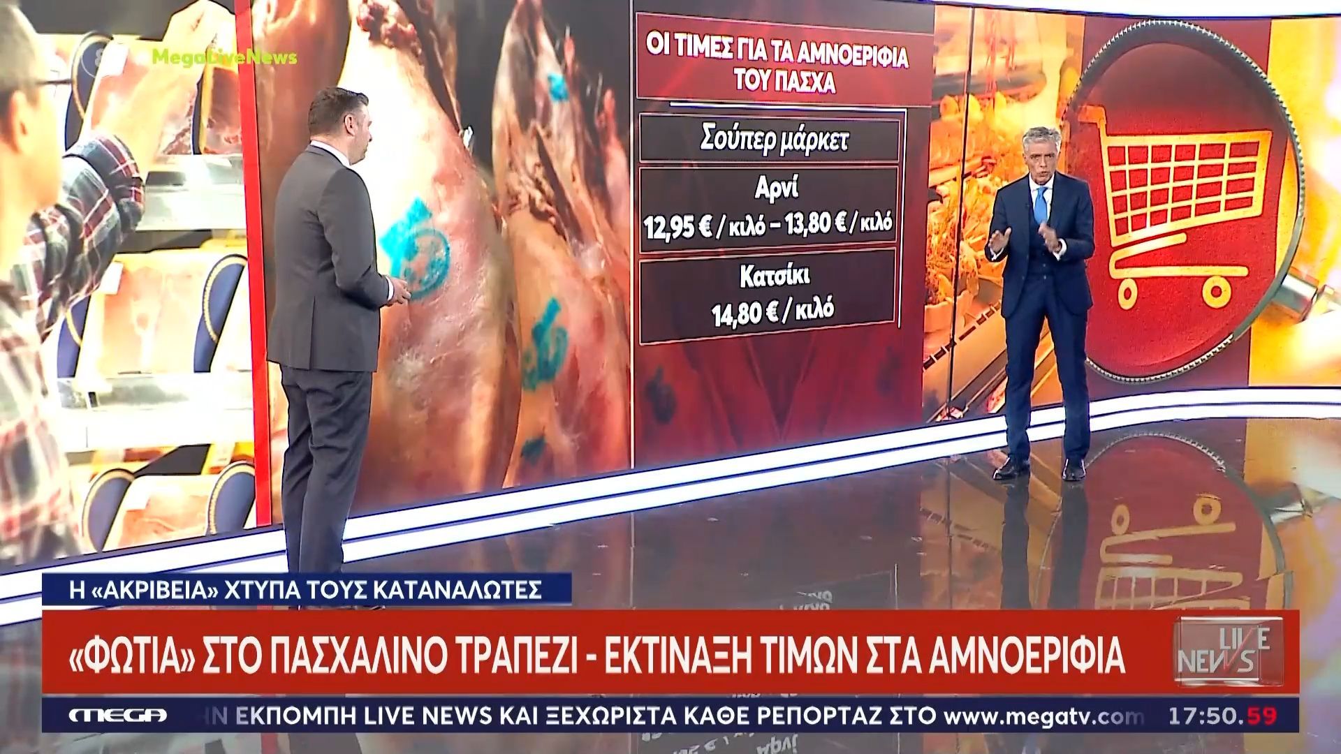 Ακρίβεια: Εκτίναξη των τιμών στα αμνοερίφια του Πάσχα