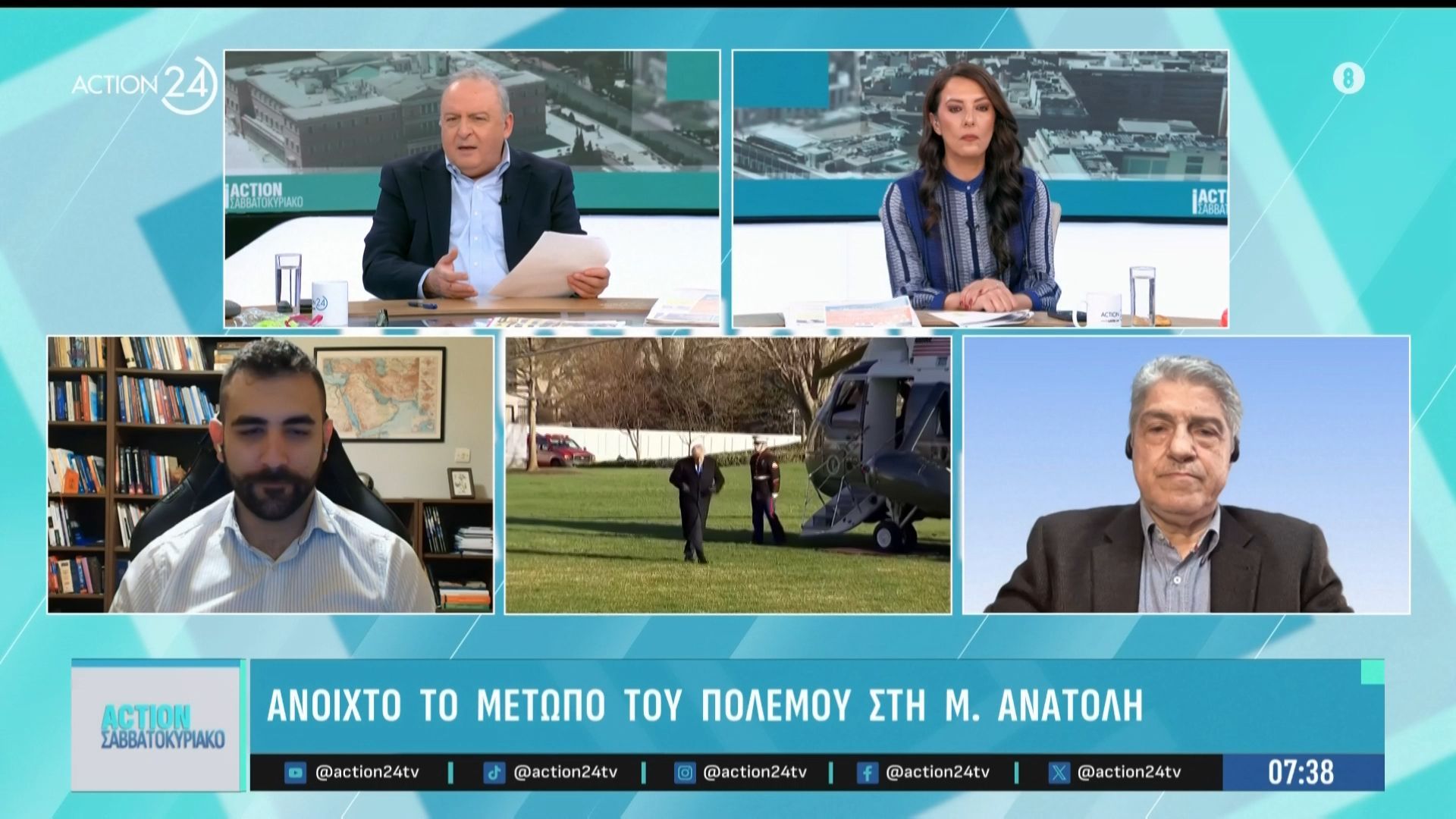 Ανοιχτό το μέτωπο του πολέμου στη Μέση Ανατολή