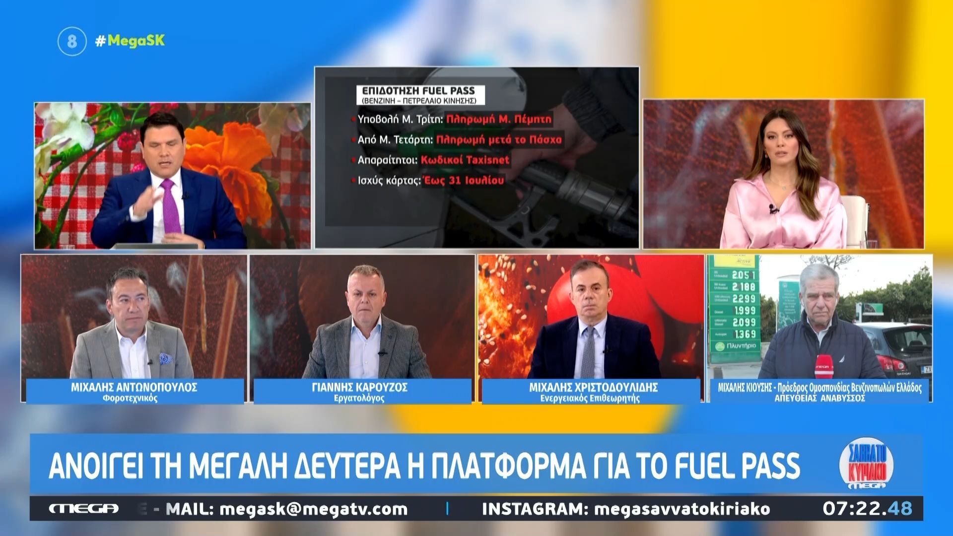 Ανοίγει τη Μεγάλη Δευτέρα η πλατφόρμα για το Fuel Pass
