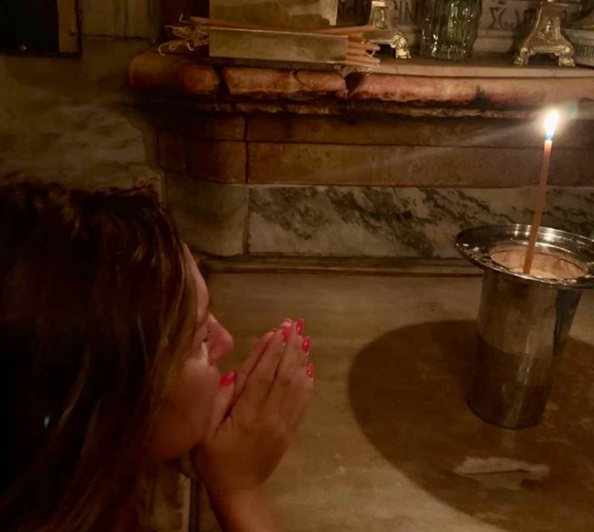 Πηγή Δεβετζή: Οι εικόνες από τη βάφτισή της στον Ιορδάνη Ποταμό – Συγκινεί η δημοσίευσή της 12 Πηγή Δεβετζή: Οι φωτογραφίες από τη βάφτισή της στον Ιορδάνη Ποταμό - Συγκλονίζει η ανάρτησή της