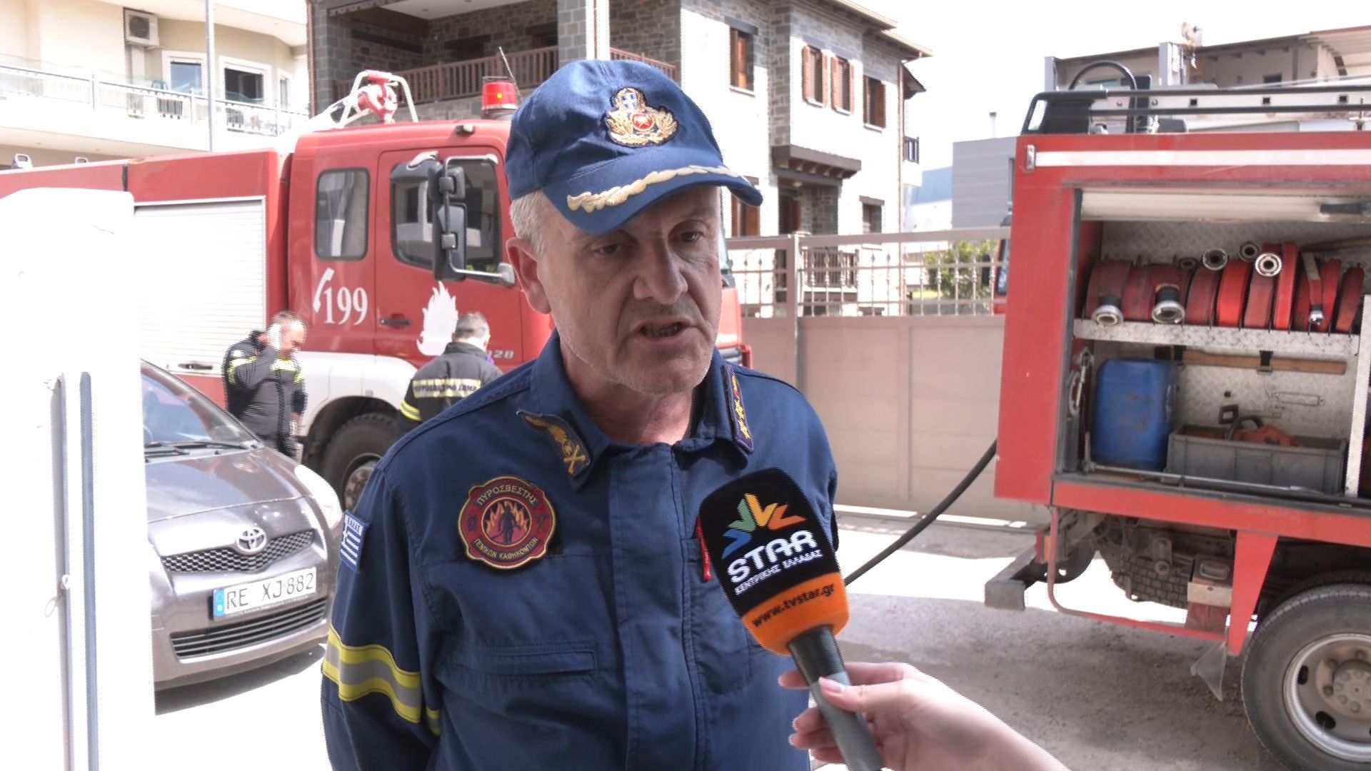 Δήλωση Διοικητή Πυροσβεστική Υπηρεσία Λαμίας: “Δεν κινδύνεψαν άτομα εντός του σπιτιού”