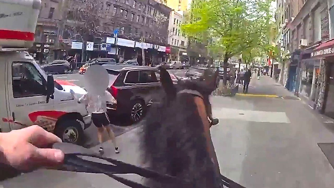 Έφιππος αστυνομικός κυνηγά “τσαντάκια” στην Νέα Υόρκη