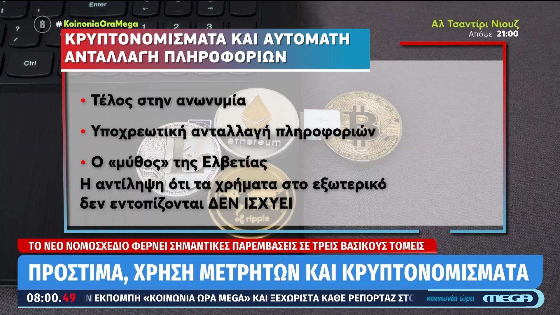Το νέο νομοσχέδιο φέρνει σημαντικές παρεμβάσεις σε 3 τομείς – Πρόστιμα, χρήση μετρητών & κρυπτονομίσματα