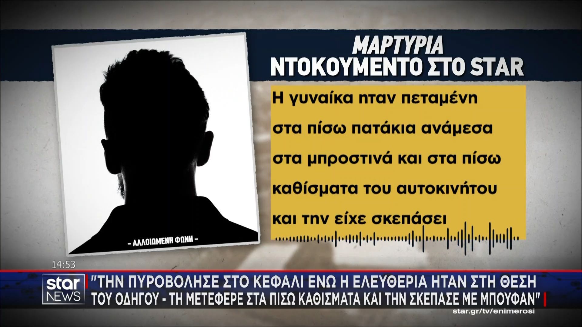 Δολοφονία 43χρονης – Μαρτυρία ντοκουμέντο: «Η γυναίκα ήταν πεταμένη στα πίσω πατάκια ανάμεσα στα μπροστινά και πίσω καθίσματα»