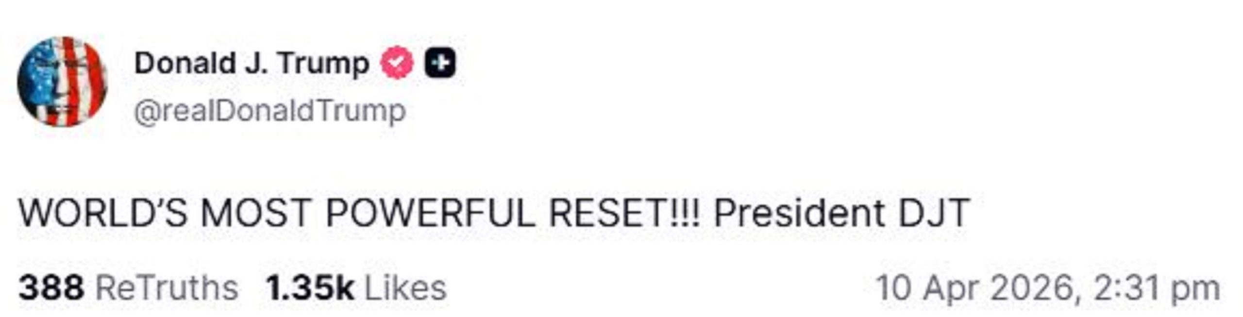 Τραμπ: Μυστηριώδες μήνυμα πριν τις συνομιλίες ειρήνης 2 Donald