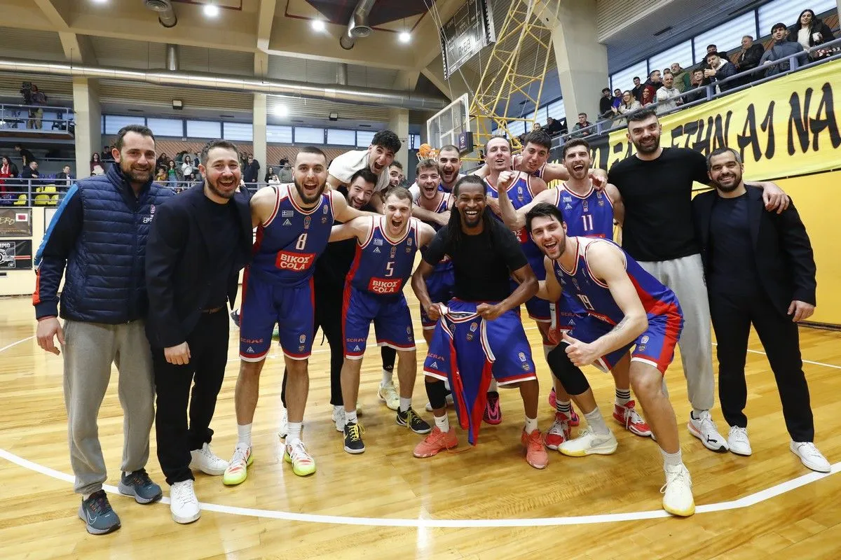Η Δόξα Λευκάδας γιόρτασε την προαγωγή στη Greek Basketball League
